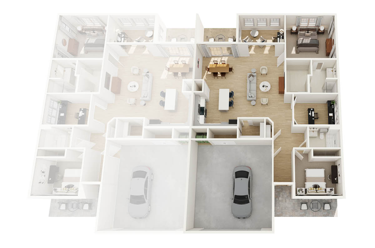 Good Samaritan - Founder's Crossing in Sioux Falls, SD independent living apartment two-bedroom, two-bathroom.