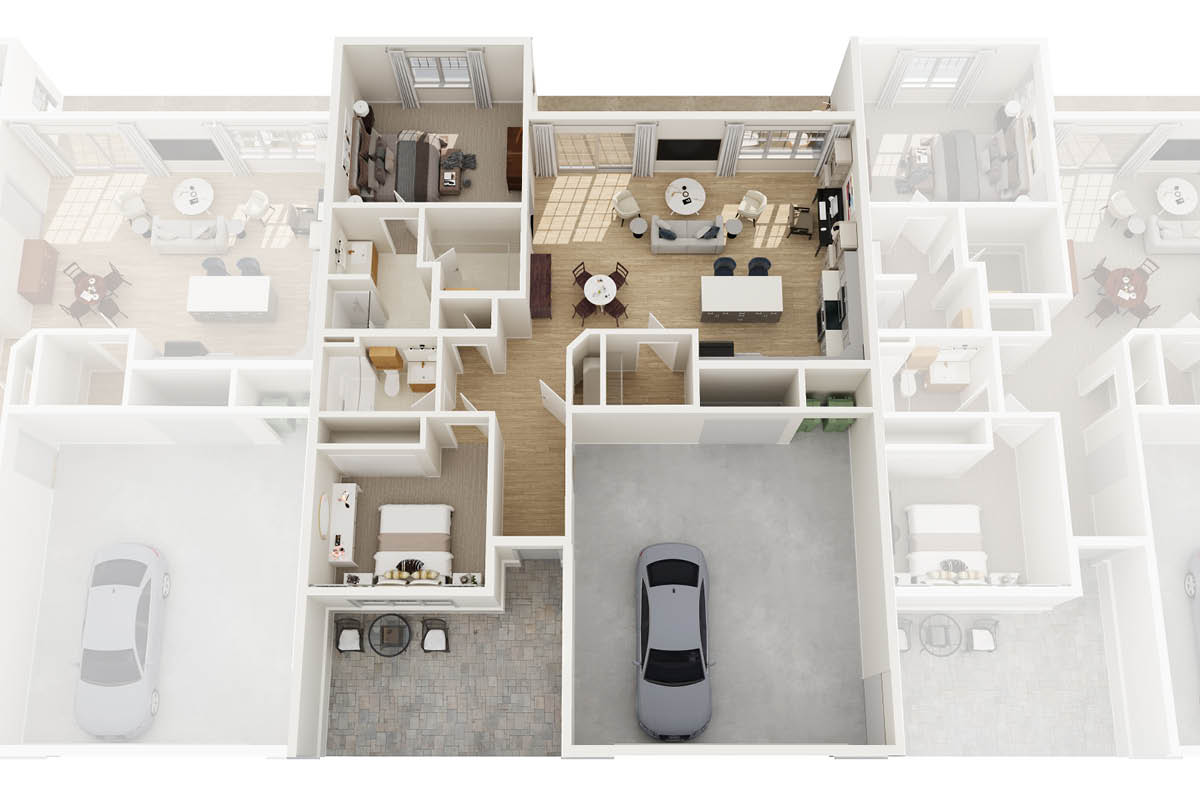 Good Samaritan - Founder's Crossing in Sioux Falls, SD independent living apartment two-bedroom, two-bathroom.