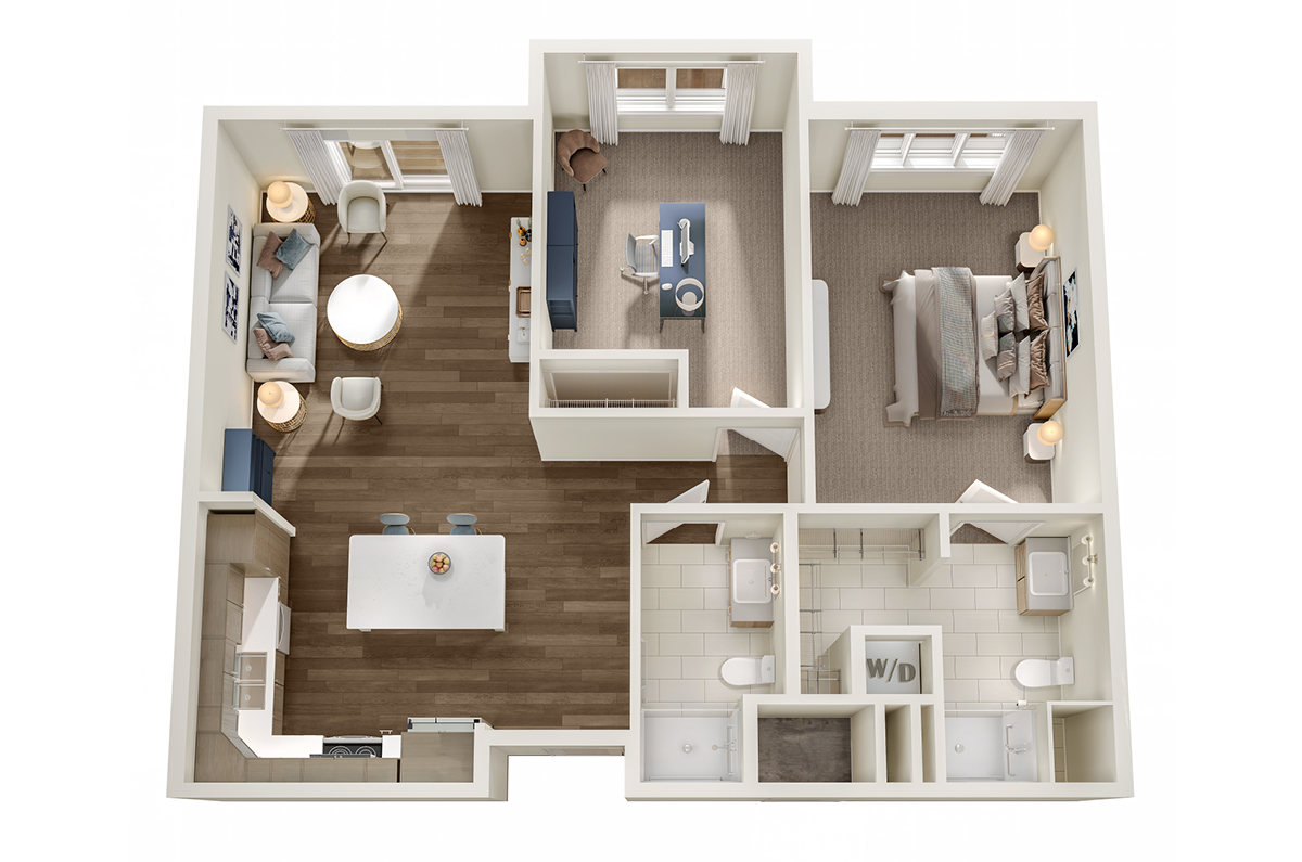 Glade Apartment floor plan.
