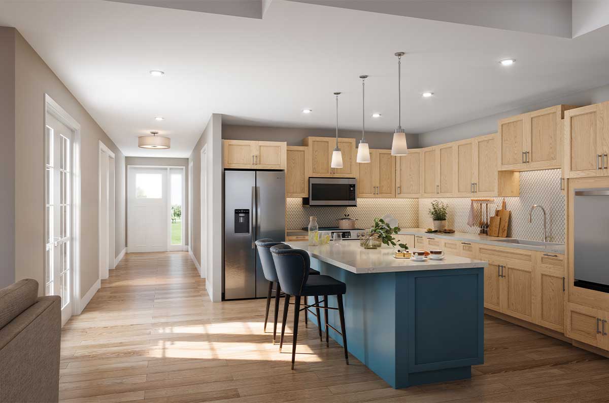 Good Samaritan - Founder's Crossing villa twin home kitchen island