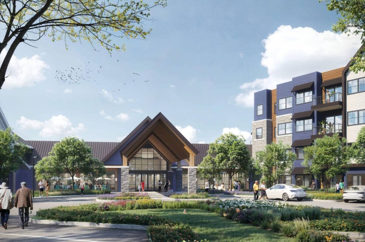 Good Samaritan - Founder's Crossing in Sioux Falls, SD rendering of the main entrance.