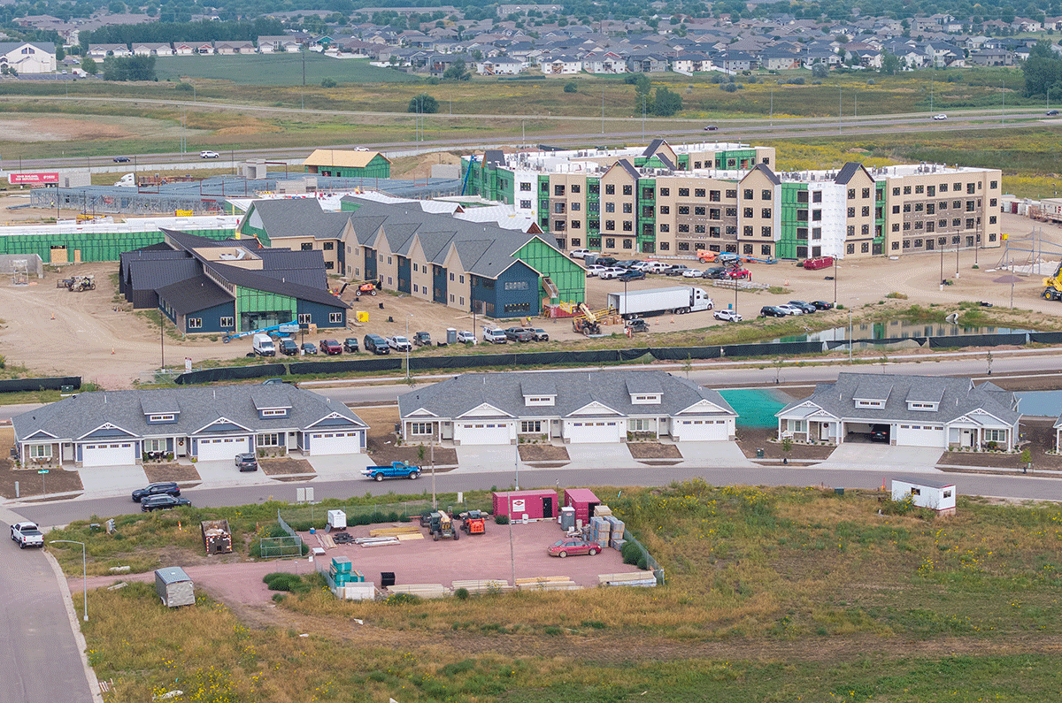 As an independent living apartment resident, you’ll be able to stay inside and over to the main building, which includes a restaurant, a bistro, a movie theater, a golf simulator and other amenities.