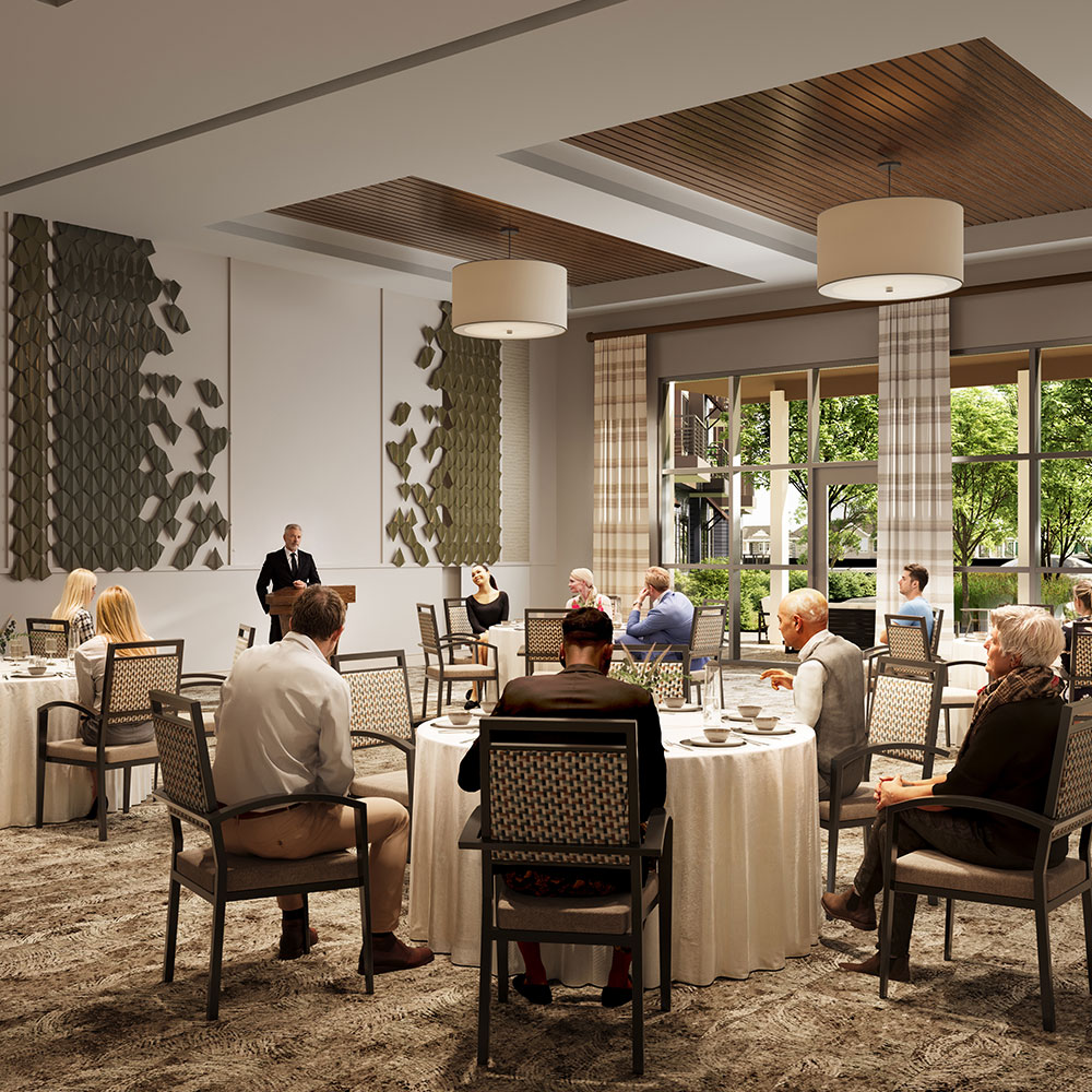 Community room at Founder's Crossing.
